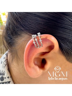 Küçük Hazine Kıkırdak Küpesi Earcuff