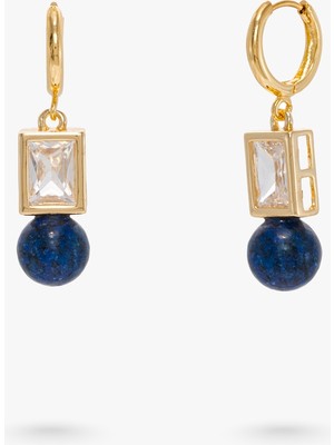 Lunaco Atelier Lapis Taşlı Küpe