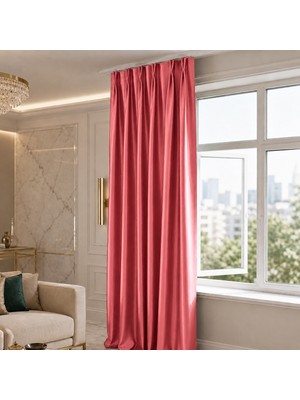 Mebelport Curtain Blackout Karartma 1/2 Amerikan Pileli Fon Perde