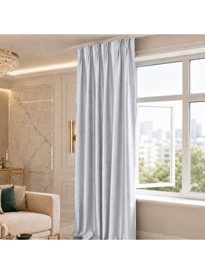 Mebelport Curtain Blackout Karartma 1/2 Amerikan Pileli Fon Perde