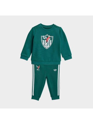 Adidas Disney Crew Bebek Yeşil Eşofman Takımı (KC8425)