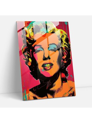 Popcas Modern Sanat Temalı Ünlü Portreler Temperli Cam Tablo