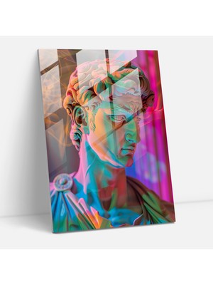 Popcas Klasik ve Pop Art Temalı Cam Tablo