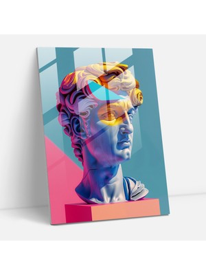 Popcas Pop Art Temalı Dekoratif Cam Tablo
