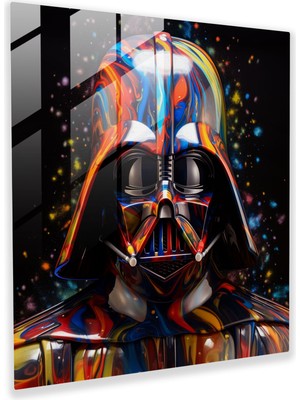 Popcas Darth Vader Görselli Cam Tablo