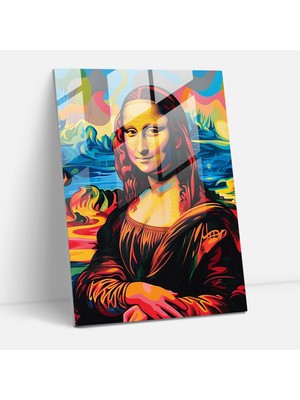 Popcas Klasik Pop Sanat Esintisi Cam Duvar Tablosu