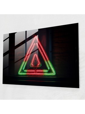 Popcas Illuminati Temalı Modern Cam Tablo