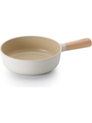 Neoflam Fika Alüminyum Döküm Wok Tava 26x7cm Bej