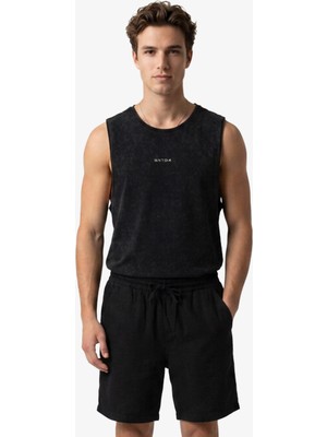 United4 Unıted4 Regular Fit Erkek Siyah Atlet.sıyah