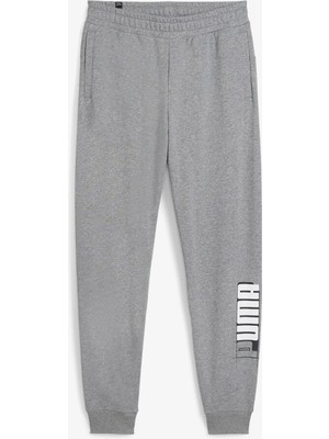 Puma Essentials Logo Erkek Gri Eşofman Altı.03