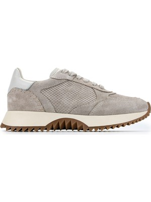 Tamer Tanca Kadın Hakiki Deri Bej Süet Sneakers & Spor Ayakkabı 154 7161 Bn Ayk Y26 Bej Suet