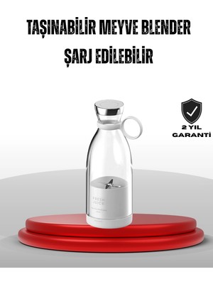 İlk El Grup Taşınabilir USB Şarjlı Taze Meyve Suyu Blender