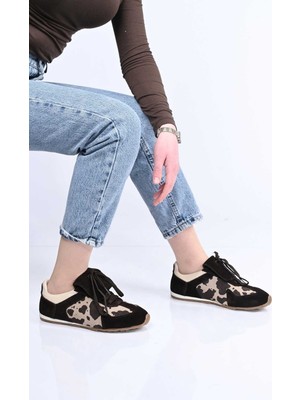 Bestello Bağcıklı Termo Taban Hakiki Deri Sneaker 341-0449 Kadın Ayakkabı