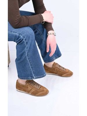 Bestello Bağcıklı Termo Taban Hakiki Deri Sneaker 341-0135 Kadın Ayakkabı