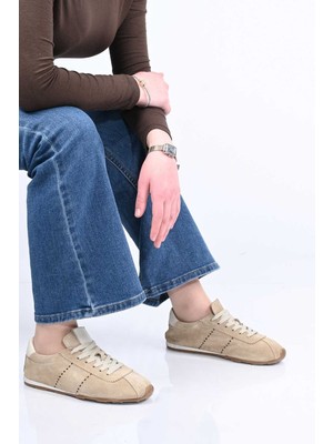Bestello Bağcıklı Termo Taban Hakiki Deri Sneaker 341-0138 Kadın Ayakkabı