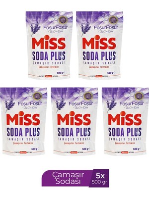 Soda Plus Miss Soda Plus Lavanta 500 gr x 5