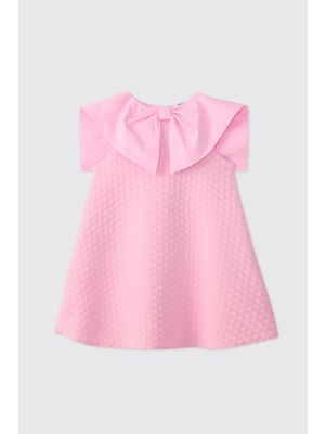 Panço Kız Çocuk Pembe Elbise