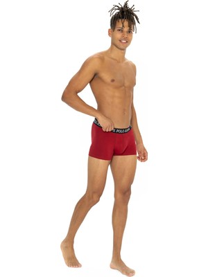 U.s. Polo Assn. Erkek Siyah - Bordo - Baskılı 3 Lü Kutulu Boxer - Çoklu Renk - ILC2.80U52O8I