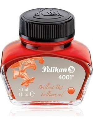 Düzey Pelikan 4001 Yazı Mürekkebi Kırmızı 30 ml