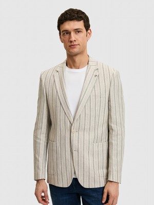 Cacharel Erkek Mavi Slim Fit Ceket 50247318-VR036