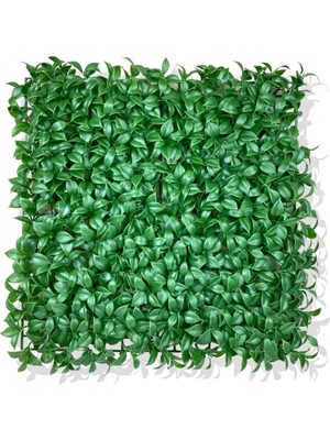 Cihan Çiçekçilik Yapay Yeşil Limon Yaprağı Bitki Duvar Kaplama 50X50 cm