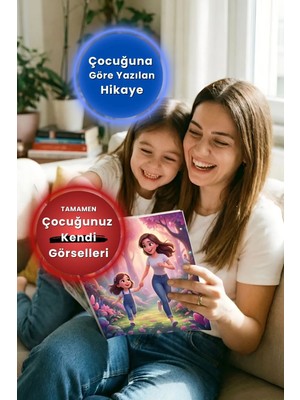 Çocuklar Için Kişiye Özel Hikaye Kitabı - Doğum Günü Hediyesi - Okuma Hediyesi - Kişiye Özel Tasarım