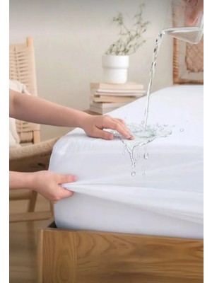 Vellista Home Collection Micro Yüzey Su Sıvı Geçirmez Alez Lastikli Çarşaf
