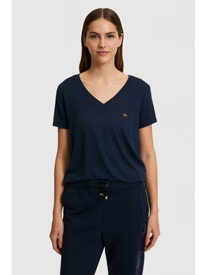 U.s. Polo Assn. Kadın Lacivert Tişört Basic 50321833-VR033
