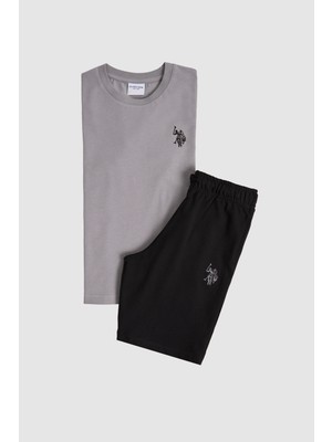 U.s. Polo Assn. Erkek Çocuk Gri Pijama Takım 50327055-VR024