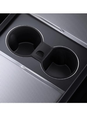 Cekar Store Li Parts Tesla Model Y Juniper ve Standart Uyumlu Bardaklık Mini Çöp Kutusu