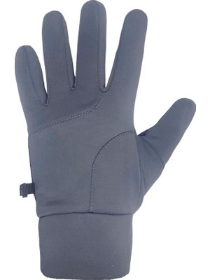 Single Sword Parmak Softshell Dokunmatik Parmak Özellikli Eldiven | Tam - Renk: Gri