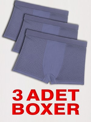 Bispot Antibakteriyel, Antistatik, Nefes Alabilir, Terletmeyen Fileli Boxer