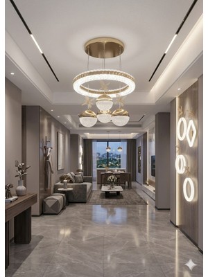 Çember 4 Top LED Avize