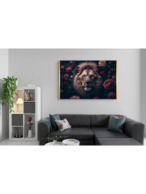 Mgi Design Zarif Modern Tasarım Tablosu Boho Stilinde Kanvas Tablo Ofis Duvar Tablosu
