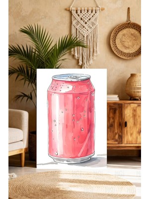 Mgi Design Özgün Pembe Eklektik Tablo Klasik Kanvas Tablo Lüks Duvar Sanatı