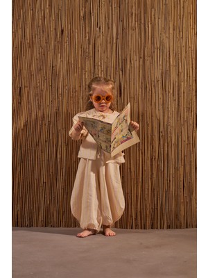 Oh la la Koala For Little Ones Pembe Brunch Club Serisi Balon Pantolonlu Alt Üst Takım