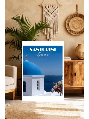 Mgi Design Sanatsal Vintage Seyahat Posteri Boho Stilinde Kanvas Tablo Ofis Duvar Tablosu