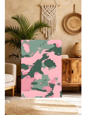 Mgi Design Estetik Pembe Eklektik Tablo Modern Tarzda Kanvas Tablo Lüks Duvar Sanatı