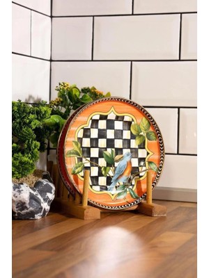 Miss Betty Paradıse Emaye 2'li Pasta Tabak 20CM