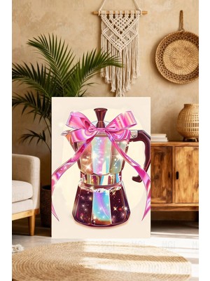 Mgi Design Zarif Pembe Modern Sanat Modern Tarzda Kanvas Tablo Salon Dekoru