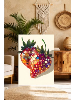 Mgi Design Premium Kalite Pembe Modern Sanat Vintage Etkili Kanvas Tablo Salon Dekoru