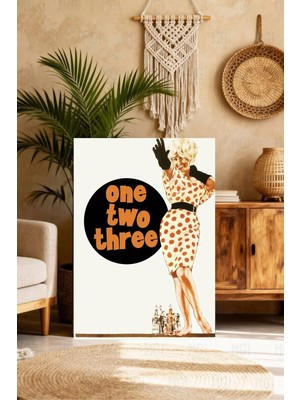 Mgi Design Şık Vintage Film Posteri Boho Stilinde Kanvas Tablo Ofis Duvar Tablosu