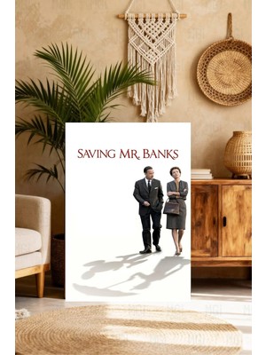 Mgi Design Lüks Retro Film Afişi Modern Tarzda Kanvas Tablo Ofis Duvar Tablosu