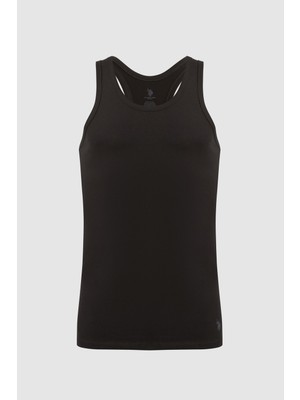 U.S. Polo Assn. Erkek Siyah İç Giyim Üst 50326371-VR046
