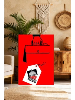 Mgi Design Şık Vintage Film Posteri Vintage Etkili Kanvas Tablo Mutfak Dekoru