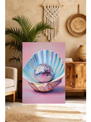 Mgi Design Lüks Pembe Modern Sanat Çağdaş Kanvas Tablo Salon Dekoru