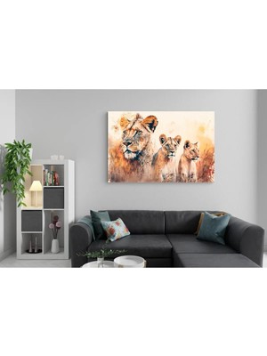 Mgi Design Özgün Modern Tasarım Tablosu Skandinav Tarzı Kanvas Tablo Çalışma Odası Sanatı