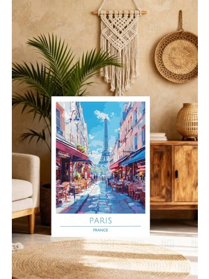 Mgi Design Galeri Kalitesinde Vintage Seyahat Posteri Retro Kanvas Tablo Modern Sanat Eseri