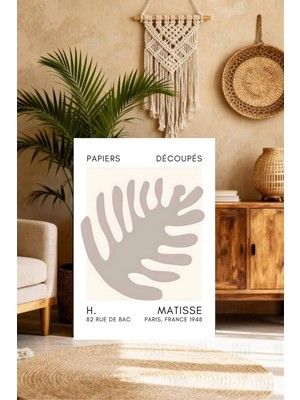 Mgi Design Özgün Henri Matisse Reprodüksiyonu Boho Stilinde Kanvas Tablo Yatak Odası Tablosu