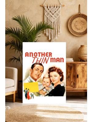 Mgi Design Şık Vintage Film Posteri Bohem Kanvas Tablo Yatak Odası Tablosu